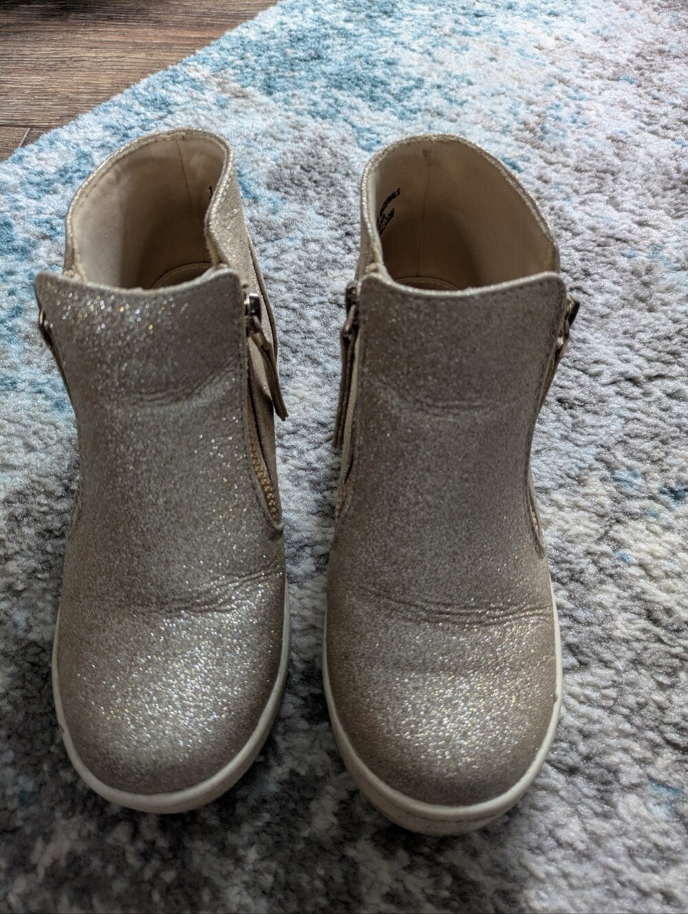 Girls' Sparkle Ankle Boots - Gold